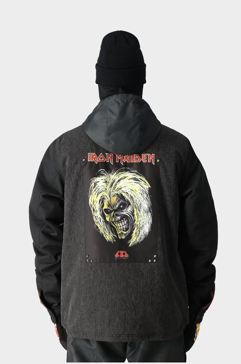 Iron Maiden EMPジップアップdark grey-black L